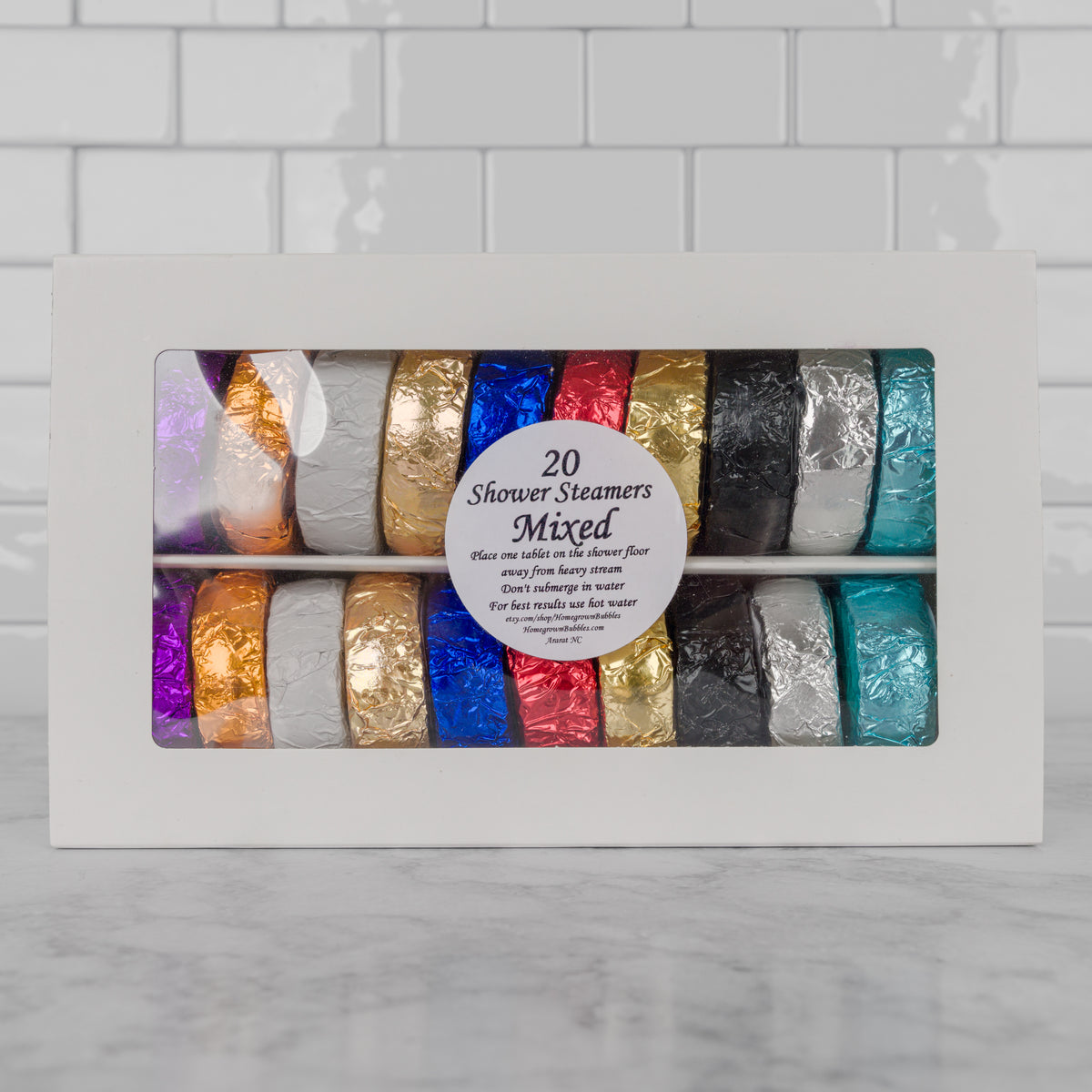20 Shower Steamers - Choose A Scent
