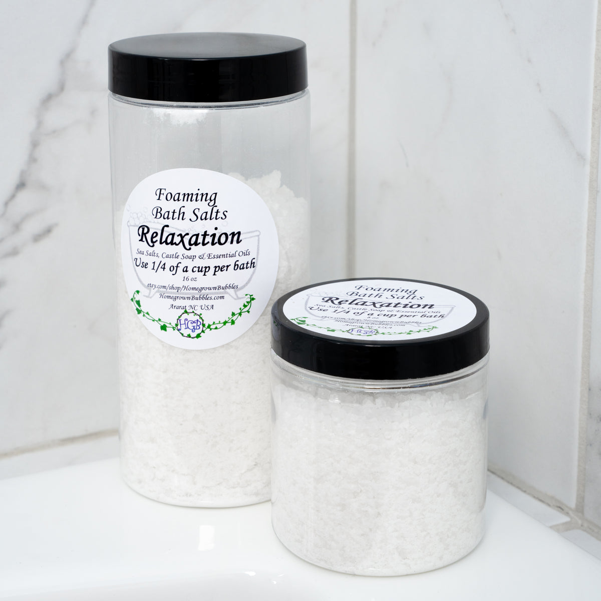 8 oz Foaming Sea Salts